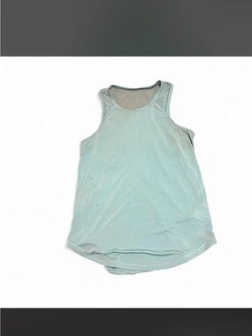 Women's Light Aqua Performance Tank Top with Scoop Neck